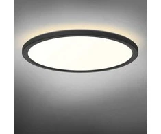 Lubinis šviestuvas Lubų šviestuvas Videx LED 22W, 2400Lm 3000-4000-5000K, juodas
