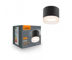 Lubinis šviestuvas VIDEX VL-SPF25A-B, juodas, skirtas GX53 lempų lizdams