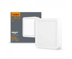 Lubinis šviestuvas Lubų šviestuvas LED 12W, 1250Lm 4000K, VIDEX (neutrali balta šviesa) VLE-DLSS-124