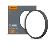 Lubinis šviestuvas Lubų šviestuvas LED 24W, 2500Lm 4000K, VIDEX (neutrali balta šviesa) VLE-DLRS-244B