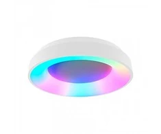 Lubinis šviestuvas Lubų šviestuvas Videx LED 72W RGB, pritemdomas su nuotolinio valdymo pultu, baltas