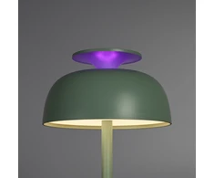 Naktinė lempa su Baltas Noise garsu, įkraunama, pritemdoma 8.5W 150Lm 4000K+RGB LiFePO4 1800mAh VIDEX VL-TF23G | šviesiai žalia – Įmontuota 10 raminančių melodijų ramiam miegui