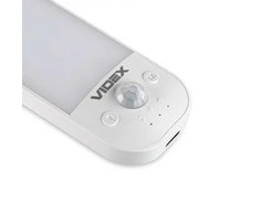 Nešiojama įkraunama LED lempa VIDEX, su jutikliu, 50Lm, 750mAh VL-NL014W-S