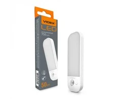 Nešiojama įkraunama LED lempa VIDEX, su jutikliu, 50Lm, 750mAh VL-NL014W-S