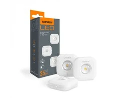 Nešiojamos, įkraunamos LED lempos VIDEX, su jutikliu, 35Lm x 2, 750mAh VL-NL075-21
