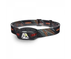Priekinis žibintas su jutikliu LED įkraunamas 5W, 330Lm 5000K, Li-ion 850mAh, VIDEX VLF-H015, valdomas rankos gestu