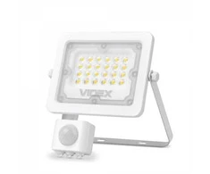 Prožektorius su jutikliu LED 10W, 900Lm, 5000K, Videx F2e PIR