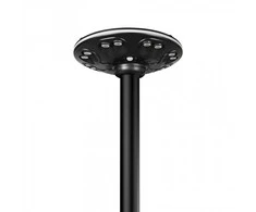 Saulės energija varomas parkavimo žibintas su judesio jutikliu VIDEX VL-GLSO-1254-S, 1400Lm 3000K/5000K (akumuliatorius LiFePO4 12000 mAh 3.2V) (skydelis 15W, 5V) (tvirtinimo strypas nepridedamas!)