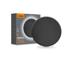 Sieninis šviestuvas LED su foniniu apšvietimu 12W, 1200Lm 3000-4000-6500K, IP65 VIDEX VL-WL03-12CB (šilta / neutrali / šalta balta šviesa), juodas