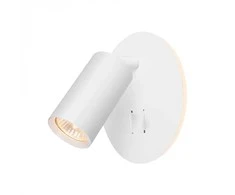 Sieninis šviestuvas VIDEX VL-SPF24E-W, baltas, GU10 + 5W, 380Lm, 2700K foninis apšvietimas