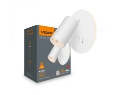 Sieninis šviestuvas VIDEX VL-SPF24E-W, baltas, GU10 + 5W, 380Lm, 2700K foninis apšvietimas