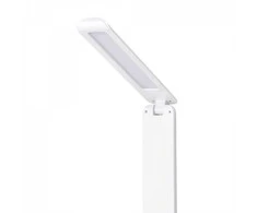 Stalinė lempa LED - žibintuvėlis, įkraunamas - reguliuojamo ryškumo, 5W, ličio jonų baterija 1800mAh, Videx, balta