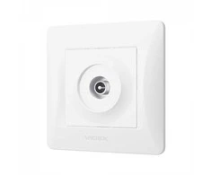 TV lizdas Videx Binera, baltas, IP20 VF-BNSK1TVME-W