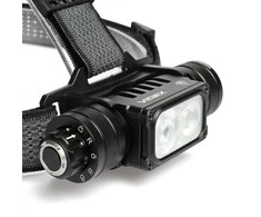 Videx Priekinis žibintas LED, įkraunamas Luminus SST20 10W / SST40 20W + 2x SMD Raudonas!, 2000Lm, 5000K, Li-ion 1x18650 2200mAh - komplekte! (keičiama į 2xCR123A), VLF-H066A