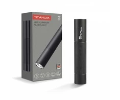 Žibintuvėlis LED 5W Titanum, įkraunamas, įmontuota baterija Li-ion 18650 1200mAh