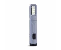 Žibintuvėlis LED su saulės baterija ir reguliuojamu apšvietimu 50+50Lm, Titanum, įmontuota baterija Li-ion 18650 800mAh