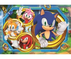 180 detalių Clementoni dėlionė „Sonic the Hedgehog“