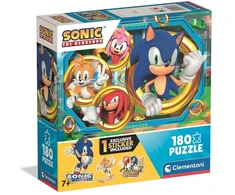 180 detalių Clementoni dėlionė „Sonic the Hedgehog“