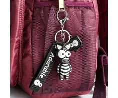 3D raktų pakabukas - ZEBRA
