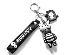 3D raktų pakabukas - ZEBRA