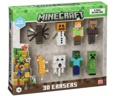 Pmi Kids World MINECRAFT 3D TRINTUTĖS – 8 PAKUOTĖS DELUXE BOX VER.B