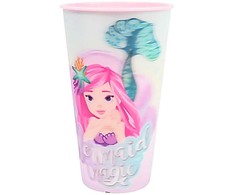 480 ml plastikinis puodelis su 3D efektu „Undinėlės magija“
