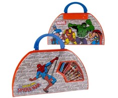 50 dalių „Avengers Marvel“ kanceliarinių prekių rinkinys