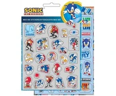600 detalių lipdukų rinkinys „Sonic the Hedgehog“