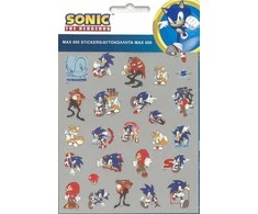600 detalių lipdukų rinkinys „Sonic the Hedgehog“
