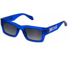 Akiniai JUST CAVALLI SJC039-5406NA. Akiniai przeciwsłoneczne, Kolor mėlyna. Unisex.