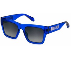 Akiniai JUST CAVALLI SJC038-5406NA. Akiniai przeciwsłoneczne, Kolor mėlyna. Unisex.