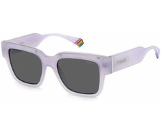 Akiniai POLAROID PLD6198SX789F. Akiniai przeciwsłoneczne, Kolor PURPLE. Unisex.