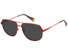 Akiniai POLAROID PLD6195SX0Z3. Akiniai przeciwsłoneczne, Kolor raudona. Unisex.