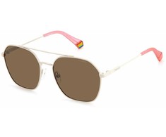 Akiniai POLAROID PLD6172S10ASP. Akiniai przeciwsłoneczne, Kolor smėlio spalva. Unisex.