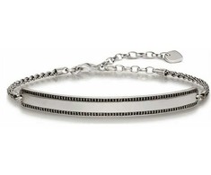 Biżuteria THOMAS SABO 000964311L21v. Bransoletka, Kolor juoda sidabrinė. Unisex.