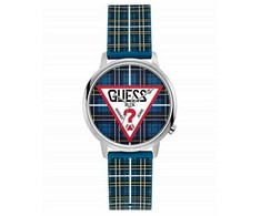 Laikrodis GUESS V1029M1. Kwarcowy, Kolor raudona. Unisex.