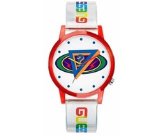 Laikrodis GUESS V1050M1. Kwarcowy, Kolor balta. Unisex.