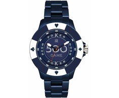 Abiejų lyčių laikrodis Light Time POKER (Ø 41 mm)