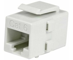 Startech CAT 6 keitiklis Baltasis (C6KEYCOUPLWH)