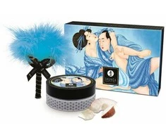 Shunga Edible Coconut Massage Powder Kit 75g - Sensual Body Care Set