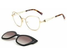 Akiniai MISSONI MIS0054CSDDB. VIEW + CLIP-ON, Kolor auksinė. Kobieta.