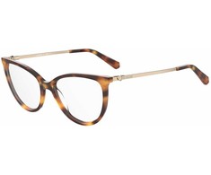 Akiniai LOVE MOSCHINO MOL588-05L. Akiniai, Kolor havana. Kobieta.