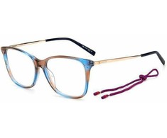 Akiniai M MISSONI MMI-0015-3LG. Akiniai, Kolor mėlyna ruda. Kobieta.