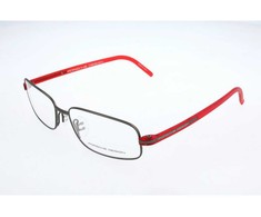 Akiniai PORSCHE DESIGN P8125-D. Akiniai korekcyjne, Kolor raudona. Mężczyzna.