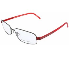 Akiniai PORSCHE DESIGN P8125-D. Akiniai korekcyjne, Kolor raudona. Mężczyzna.