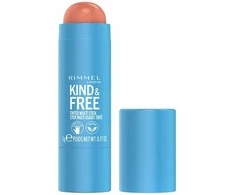 "Rimmel London Kind and Free Tinted Multi Stick 002-Peachy Cheeps" tonuojantis daugiafunkcinis lūpdažis 5g