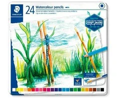 Staedtler - Akvarelinis spalvotas pieštukas, 24 vnt (14610C M24)