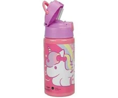 Aliuminio buteliukas „Hello Kitty“ vienaragio formos su pakaba, 500 ml