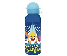 Aliuminio vandens buteliukas „Baby Shark Wave“, 520 ml