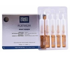 MartiDerm Platinum Night Renew naktinės ampulės nuo raukšlių, 30x2ml
